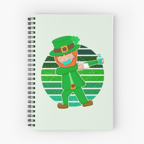 Item preview, Masked Dabbing Leprechaun St Patricks Day 2021 designed and sold by curledup-cat.