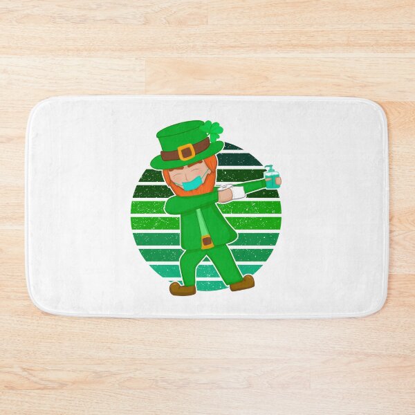 Item preview, Masked Dabbing Leprechaun St Patricks Day 2021 designed and sold by curledup-cat.