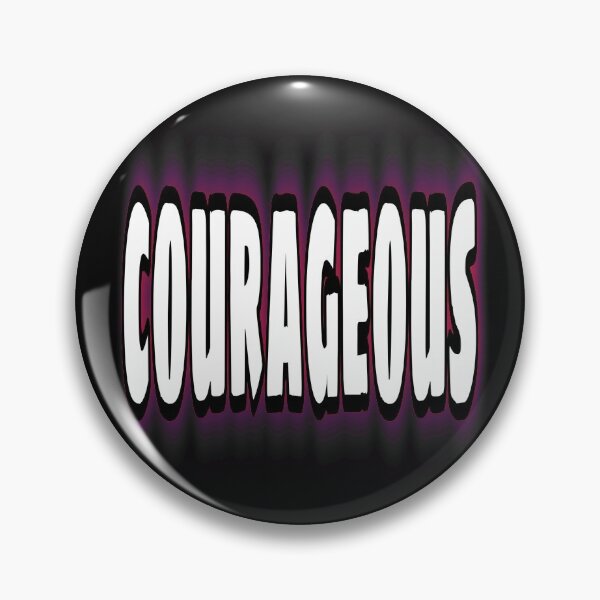 Item preview, Courageous designed and sold by WORDtoARTwork.