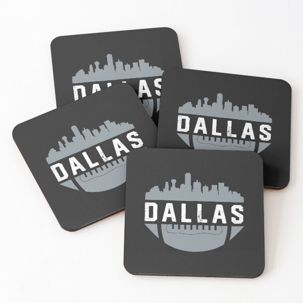 Item preview, Vintage Downtown Dallas Texas Skyline Football designed and sold by keroandluna.