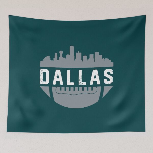 Item preview, Vintage Downtown Dallas Texas Skyline Football designed and sold by keroandluna.