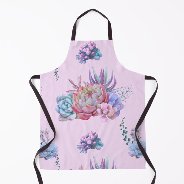Item preview, Pattern with echeveria on pink designed and sold by sleeperr.