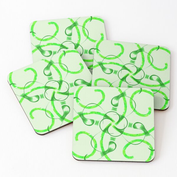 Item preview, Green Swirl 'n' Twirl designed and sold by brokenarrowink.