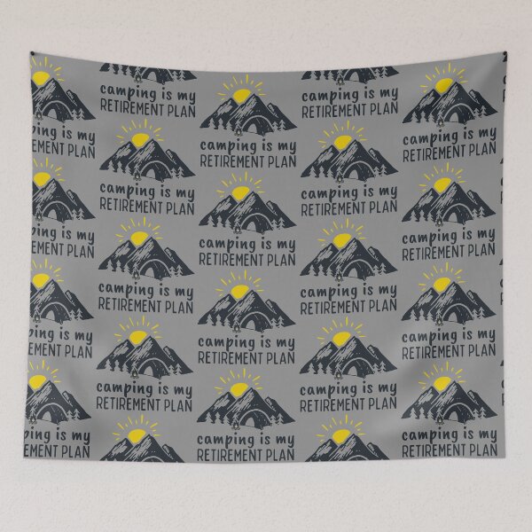 Item preview, Camping Is My Retirement Plan Sunrise Design designed and sold by SweetAndSpice.