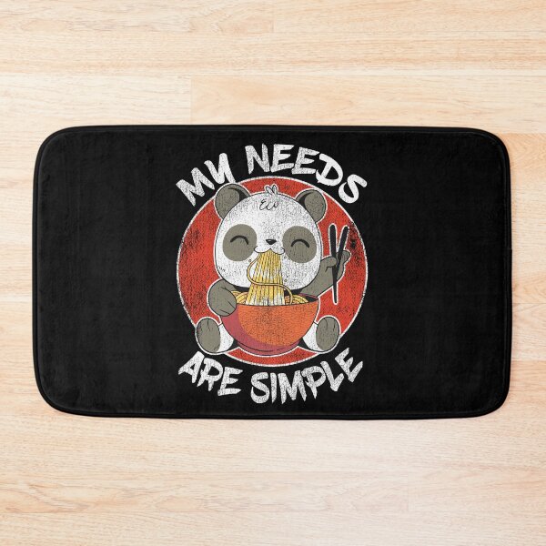Item preview, My Needs Are Simple Panda Eating Ramen Lover Gift designed and sold by Stronzi.