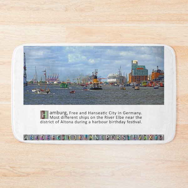 Item preview, Port birthday in Hamburg designed and sold by leobrix.