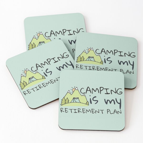 Item preview, Camping Is My Retirement Plan Green Design designed and sold by SweetAndSpice.