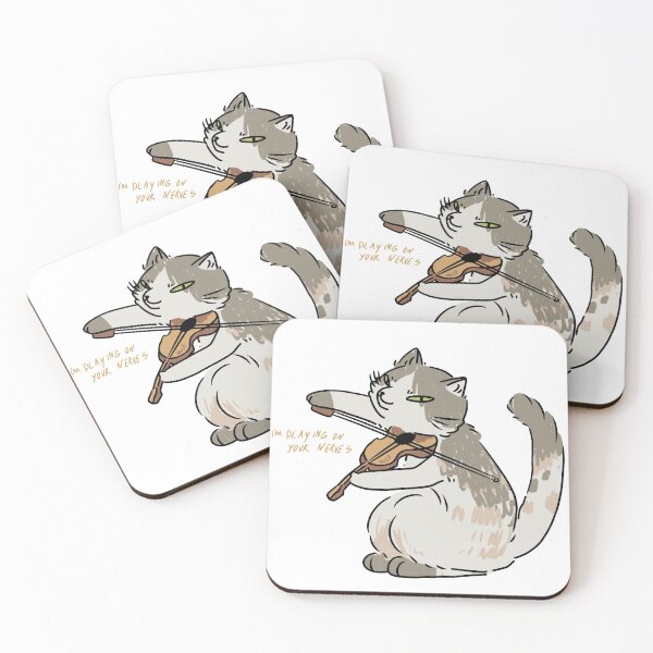 Item preview, The cat plays the violin designed and sold by Mobb0.