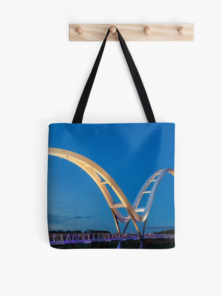Thumbnail 1 of 2, Tote Bag, Infinity Bridge designed and sold by MarkSykes.