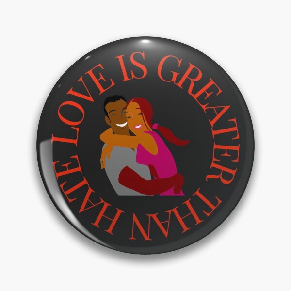 Item preview, LOVE IS GREATER THAN HATE Design designed and sold by LevelUpMerch.