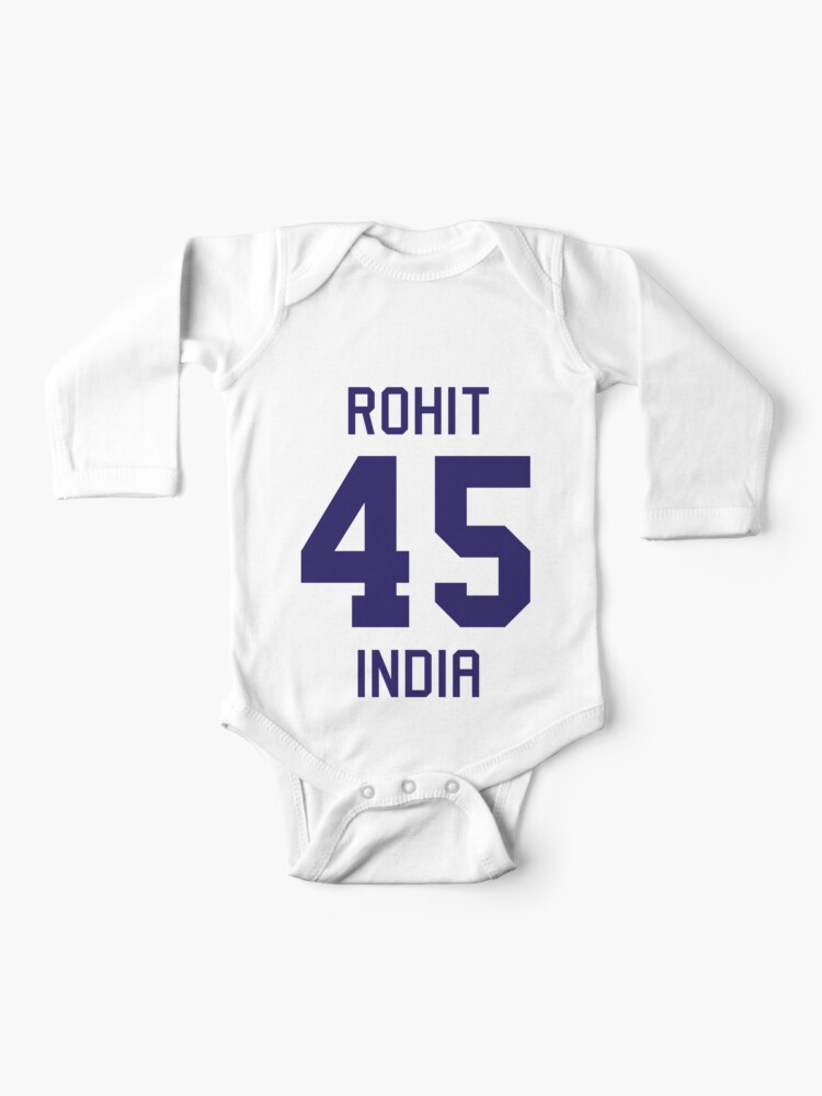 Rohit Sharma, 45, Indian Cricket Jersey Baby One-Piece for Sale by  CHAMPION WARRIOR