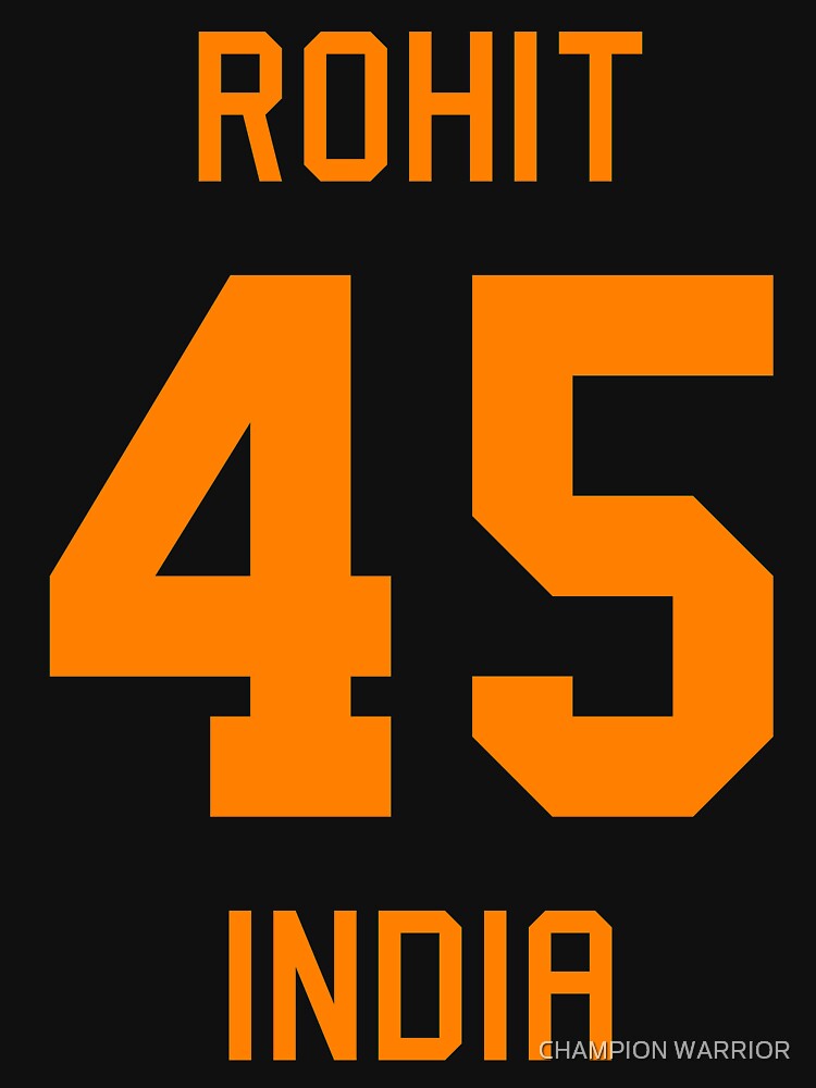 Rohit 45 hot sale jersey