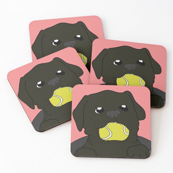Item preview, Cachorro con una pelota de tenis designed and sold by MoonlitMadnessDesigns.