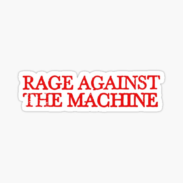 Rage Against the Machine Sticker