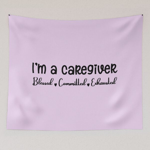 Item preview, I'm Caregiver Blessed Committed Exhausted designed and sold by Mariano Topno.