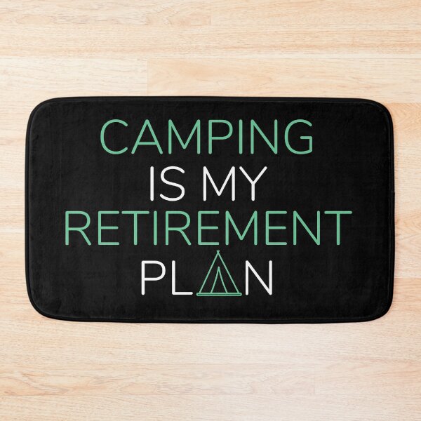 Item preview, Camping Is My Retirement Plan Tent Dark Design designed and sold by SweetAndSpice.