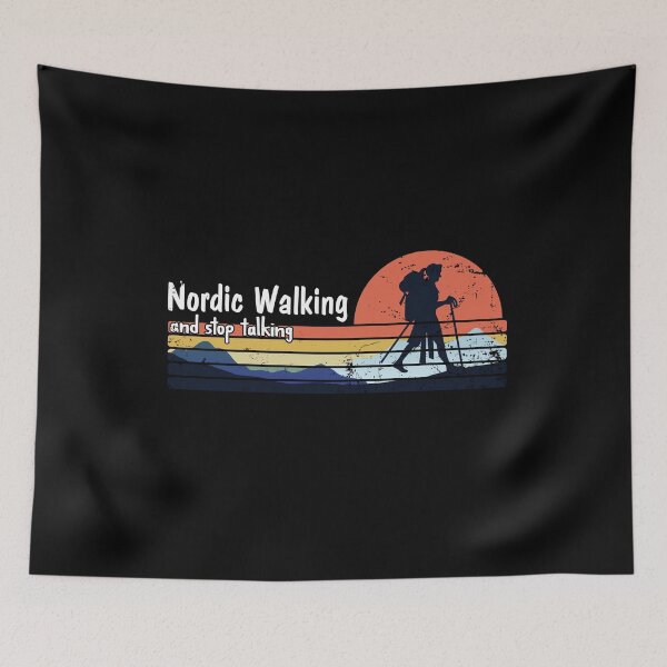 Item preview, Nordic Walking and stop talking designed and sold by noahs-shop.