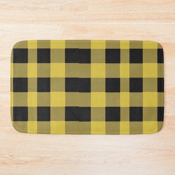 Item preview, Yellow Buffalo Plaid Digital Paper Pattern designed and sold by Aramdesing.