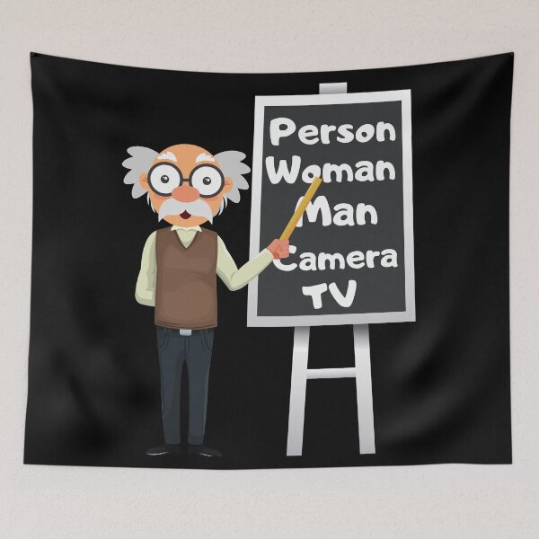 Item preview, Cognitive test Person Woman Man Camera TV designed and sold by Cheerocki.
