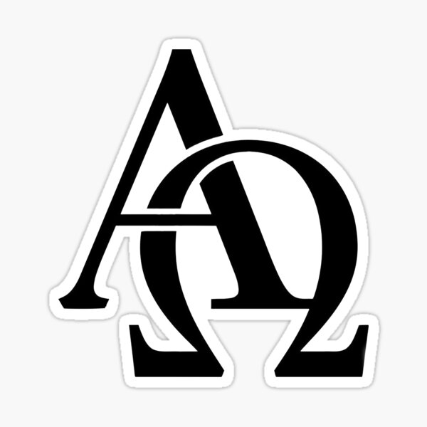 Alpha And Omega Stickers for Sale Redbubble