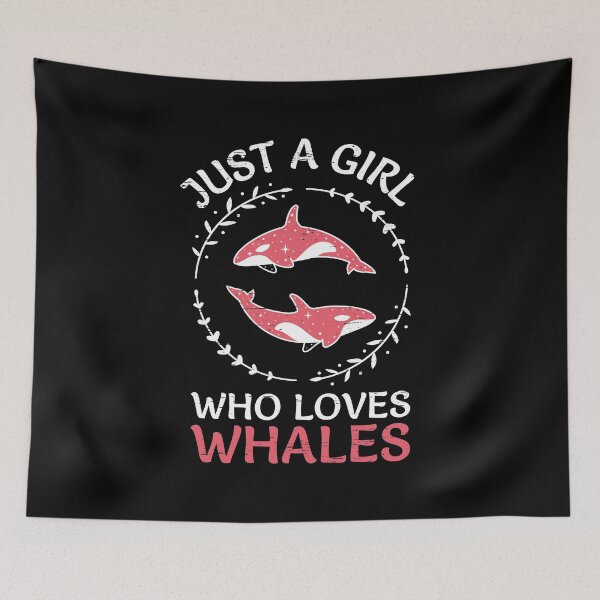 Item preview, Just A Girl Who Loves Whales Ocean Protect Swim Sea Creature Deep Blue Sea Fish Aquatic Animals Conserve Underwater designed and sold by shirti.