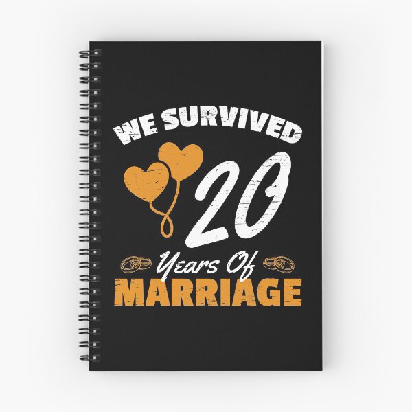 Item preview, We Survived 20 Years Of Marriage Marriage Couple Kiss Love 20th Relationship Wife Married Husband Anniversary Love designed and sold by shirti.