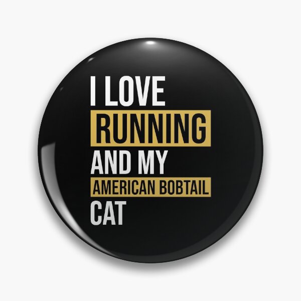 Item preview, I LOVE RUNNING AND MY AMERICAN BOBTAIL CAT - American bobtail Mama | Funny american bobtail Shirt | american bobtail Lover present | american bobtail Gir designed and sold by NewDayDesigns.