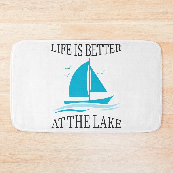 Item preview, Life is better at the Lake Vacation Sailing Seaman designed and sold by blikonie.