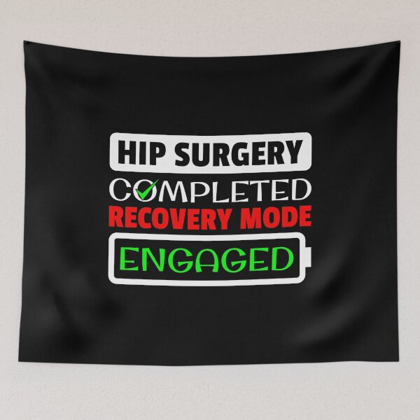 Item preview, Hip Surgery Completed Recovery Mode Engaged Replacement Cure Hip Replacement Fighter Joint Survivor Warrior Surgery designed and sold by shirti.