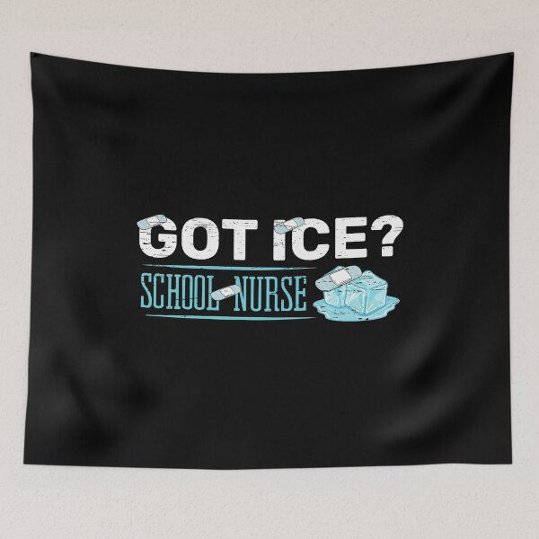 Item preview, Got Ice? School Nurse Stethoscope First Aid Scrub Nurse Top Medicine Hospital Syringe Patients Cure Doctor Design designed and sold by shirti.