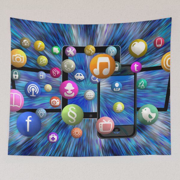 Item preview, Social Network, Design designed and sold by HelsinkiFashion.