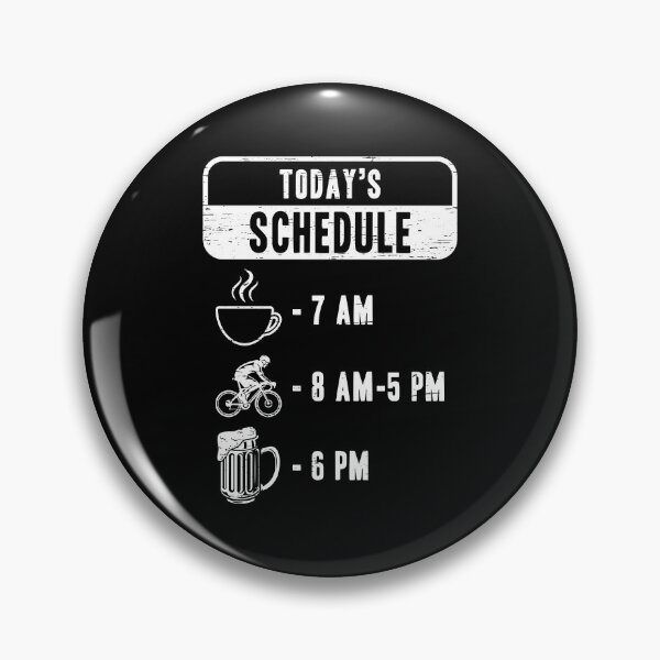 Item preview, Today's Schedule Coffee Biking Beer Pub Cafe Cycling Bike Coffee Bean Drinking Wheel Ride Bicycle Drunkard Travel designed and sold by shirti.