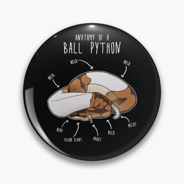 Item preview, Anatomy of a Piebald Ball Python designed and sold by Clara Hollins.