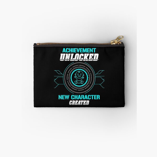 Item preview, Achievement Unlocked New Character Created Pregnant Parent Father Dad Parenting Announcement Gender Reveal Mommy designed and sold by shirti.