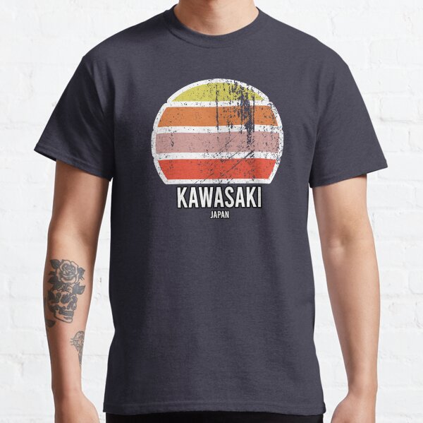 Kawasaki Japan Cities and Regions Abstract Vintage Sun Souvenir Classic T-Shirt