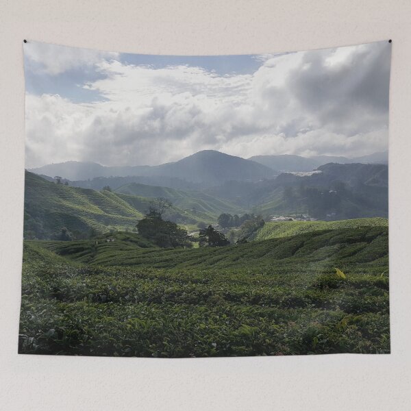 Item preview, Tea Plantations in Cameron Highlands Malaysia designed and sold by VvdVenDesign.