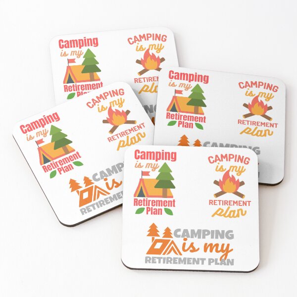 Item preview, Camping Is My Retirement Plan Sticker Pack 1 designed and sold by SweetAndSpice.