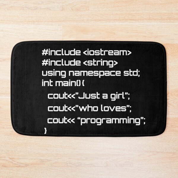 Item preview, Just a girl who loves programming designed and sold by hyggekrog.