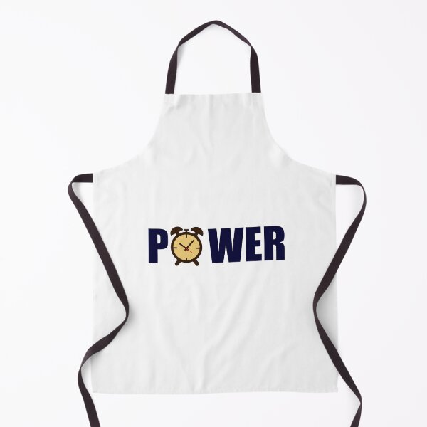 Item preview, power text with alarm clock symbol for creative or broost energy up  designed and sold by Kittiyaporn1027.