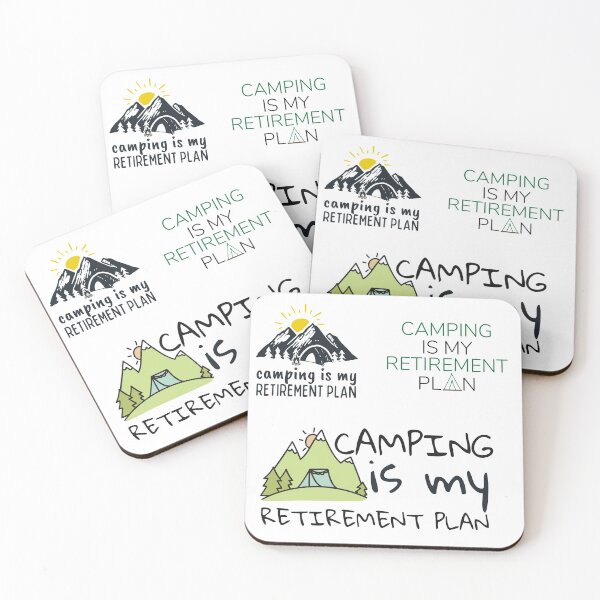 Item preview, Camping Is My Retirement Plan Sticker Pack 3 designed and sold by SweetAndSpice.