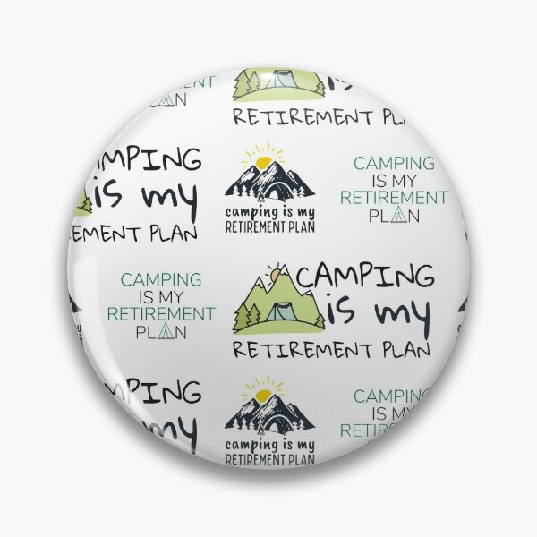 Item preview, Camping Is My Retirement Plan Sticker Pack 3 designed and sold by SweetAndSpice.