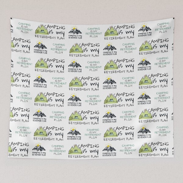 Item preview, Camping Is My Retirement Plan Sticker Pack 3 designed and sold by SweetAndSpice.