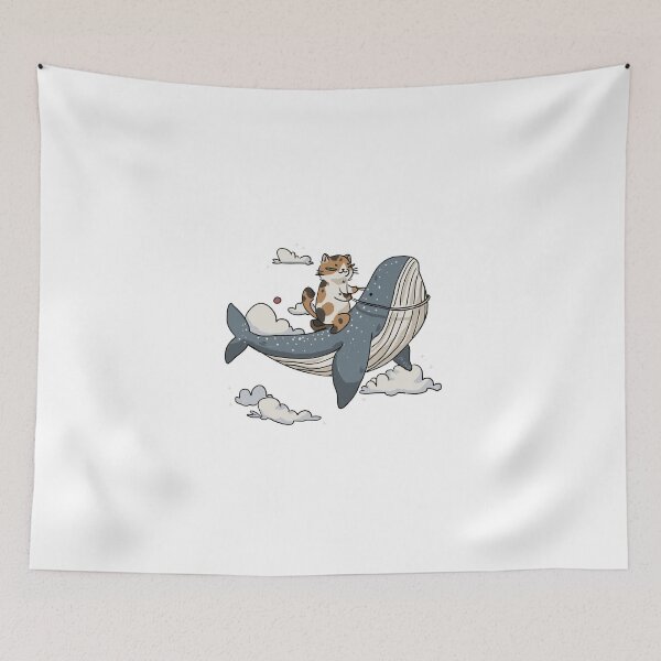 Item preview, Flying on a whale designed and sold by Mobb0.