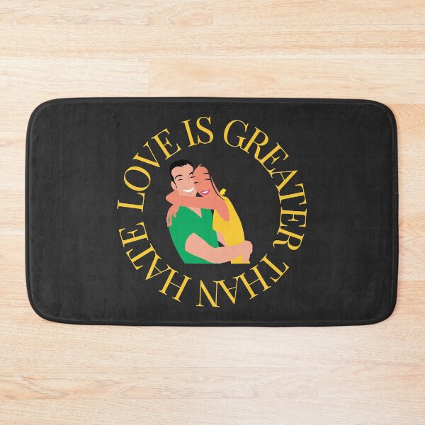 Item preview, LOVE IS GREATER THAN HATE Design designed and sold by LevelUpMerch.