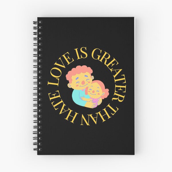 Item preview, LOVE IS GREATER THAN HATE Design designed and sold by LevelUpMerch.