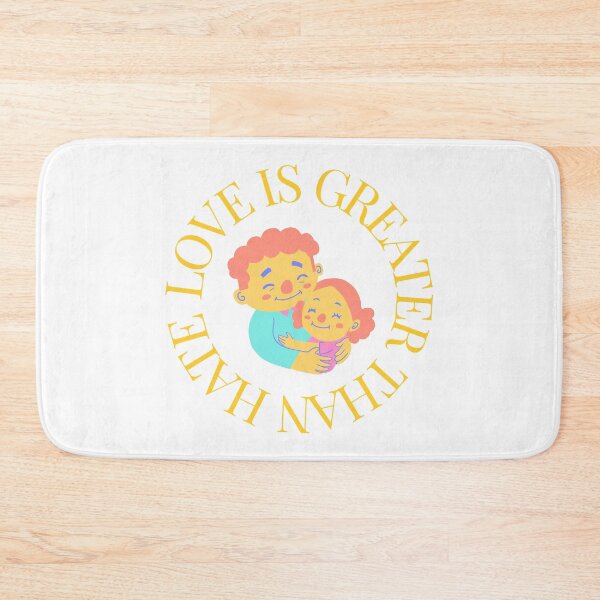 Item preview, LOVE IS GREATER THAN HATE Design designed and sold by LevelUpMerch.