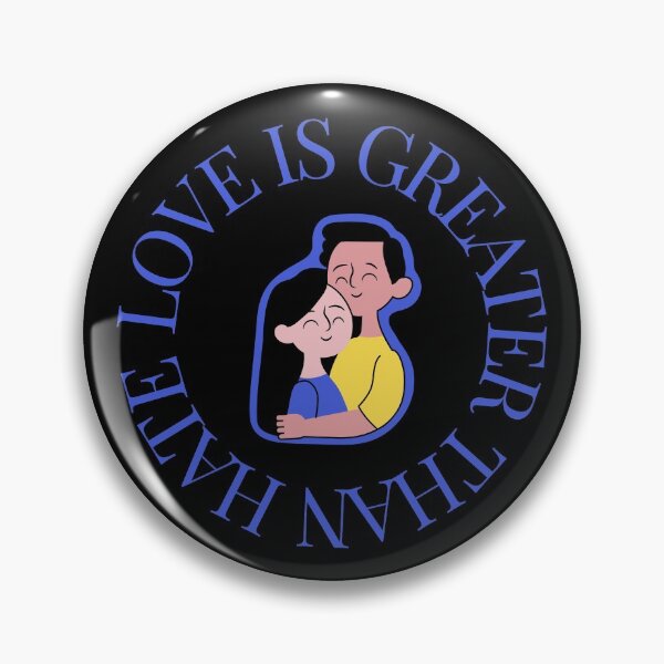 Item preview, LOVE IS GREATER THAN HATE Design designed and sold by LevelUpMerch.