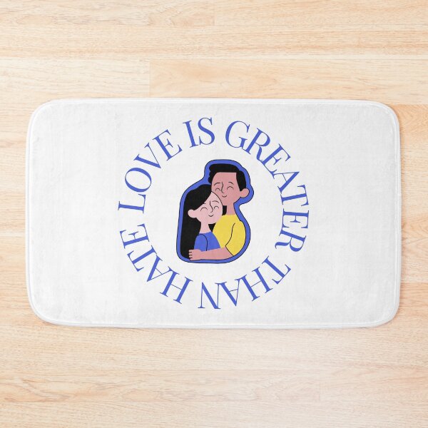 Item preview, LOVE IS GREATER THAN HATE Design designed and sold by LevelUpMerch.