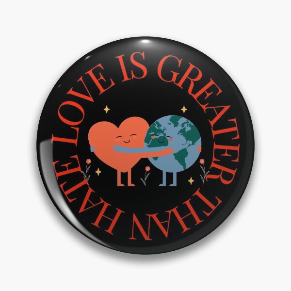 Item preview, LOVE IS GREATER THAN HATE Design designed and sold by LevelUpMerch.