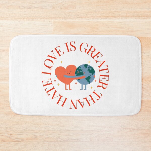 Item preview, LOVE IS GREATER THAN HATE Design designed and sold by LevelUpMerch.